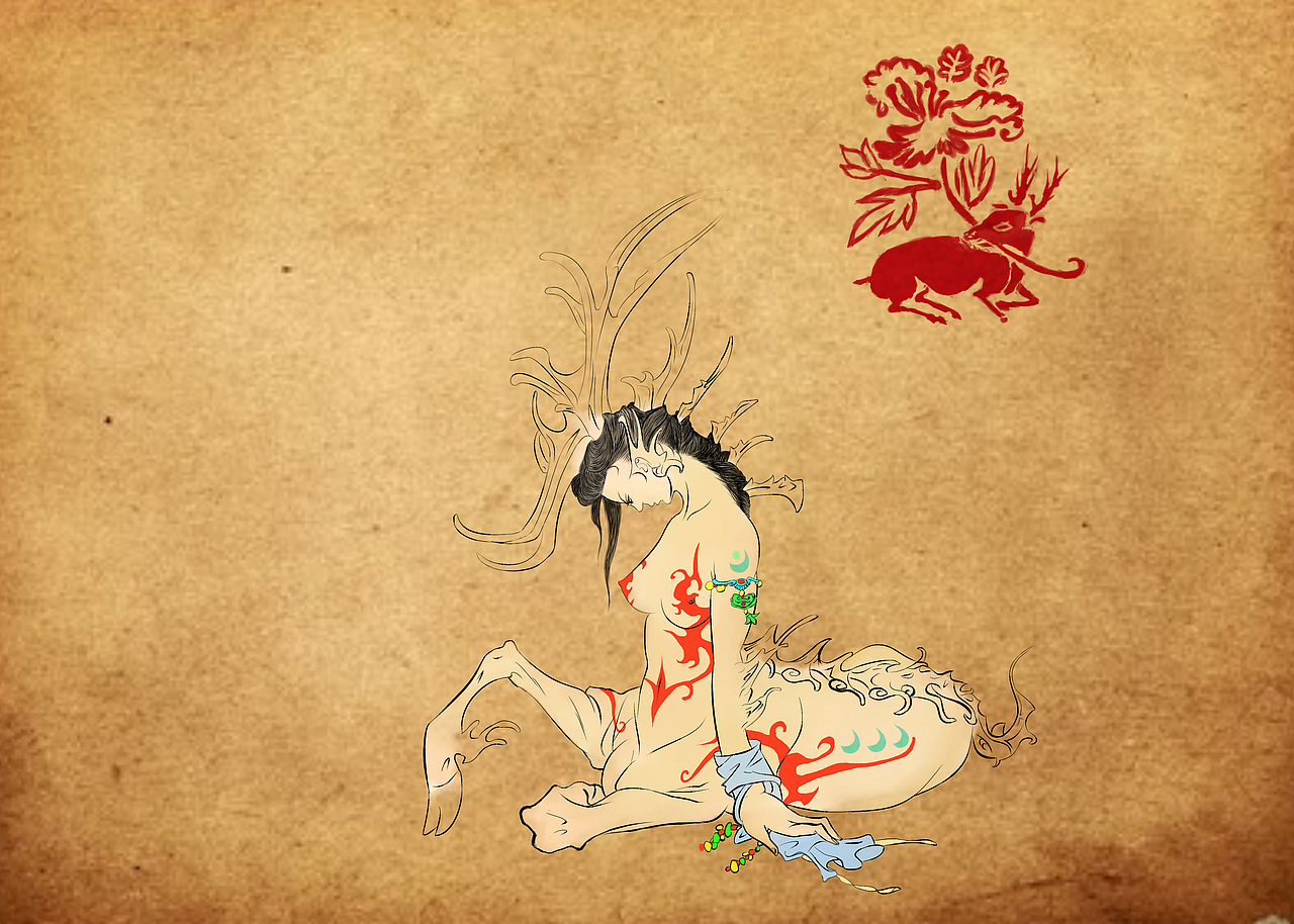 临摹练习【张旺先生】的【辟邪】（图ZMzgyODIzNTY=） - 创作习作 - 站酷设计师丰丰丰原创素材 - 站酷ZCOOL