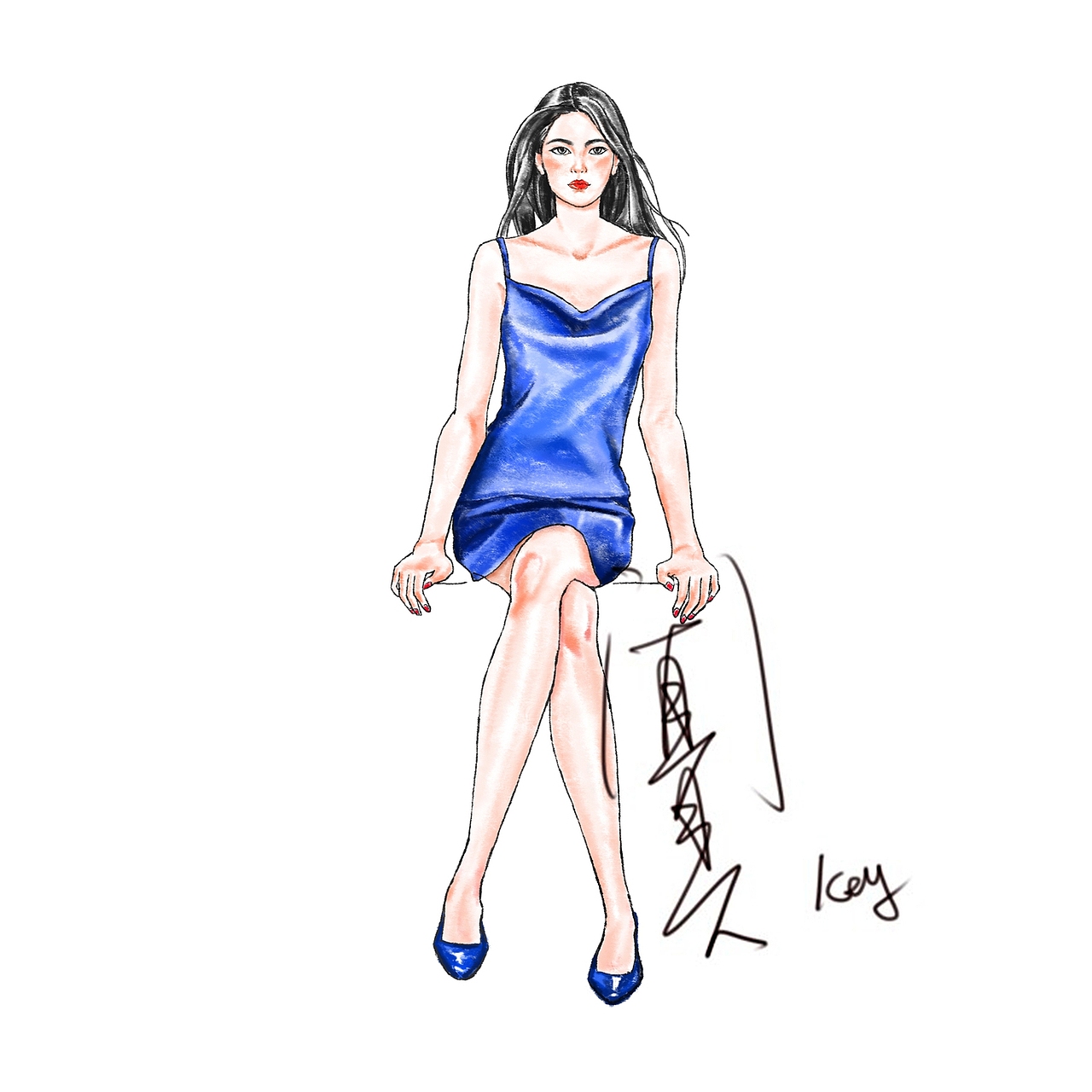 fashion时装插画-Summer篇（图ZNDc4OTYxNDA=） - 商业插画 - 站酷设计师阗真原创素材 - 站酷ZCOOL