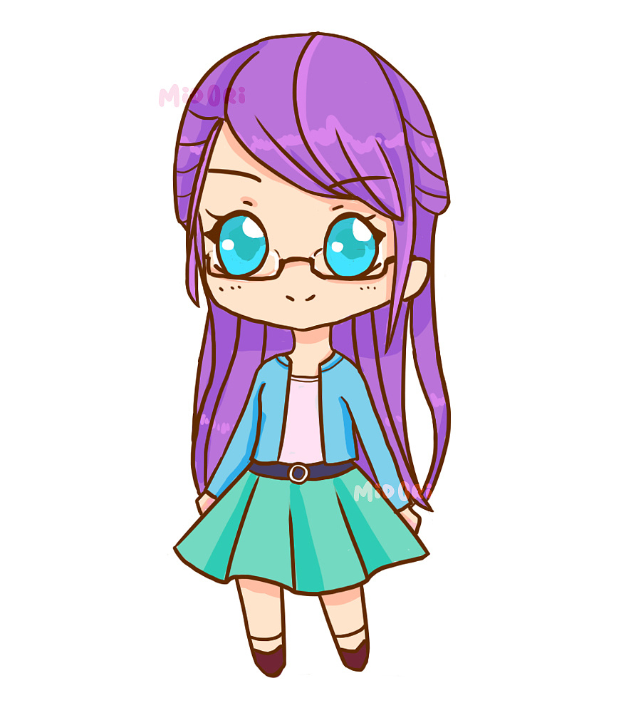 一些q版人物(女孩)|插画|概念设定|mid0ri - 原创作品 - 站酷 (zcool)