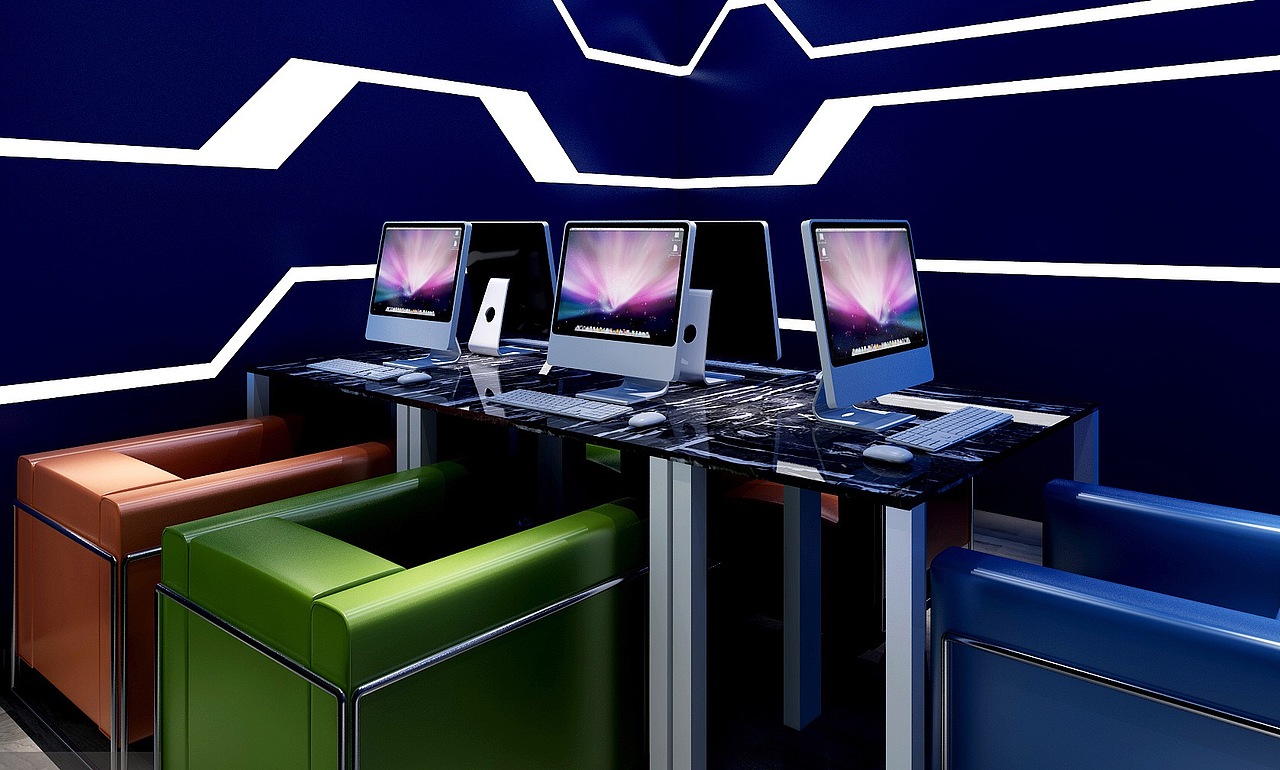 网吧效果图 成都网吧设计 峰域空间设计工作室