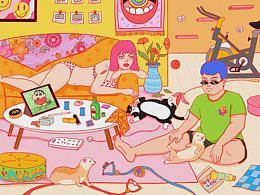 小王的日常生活