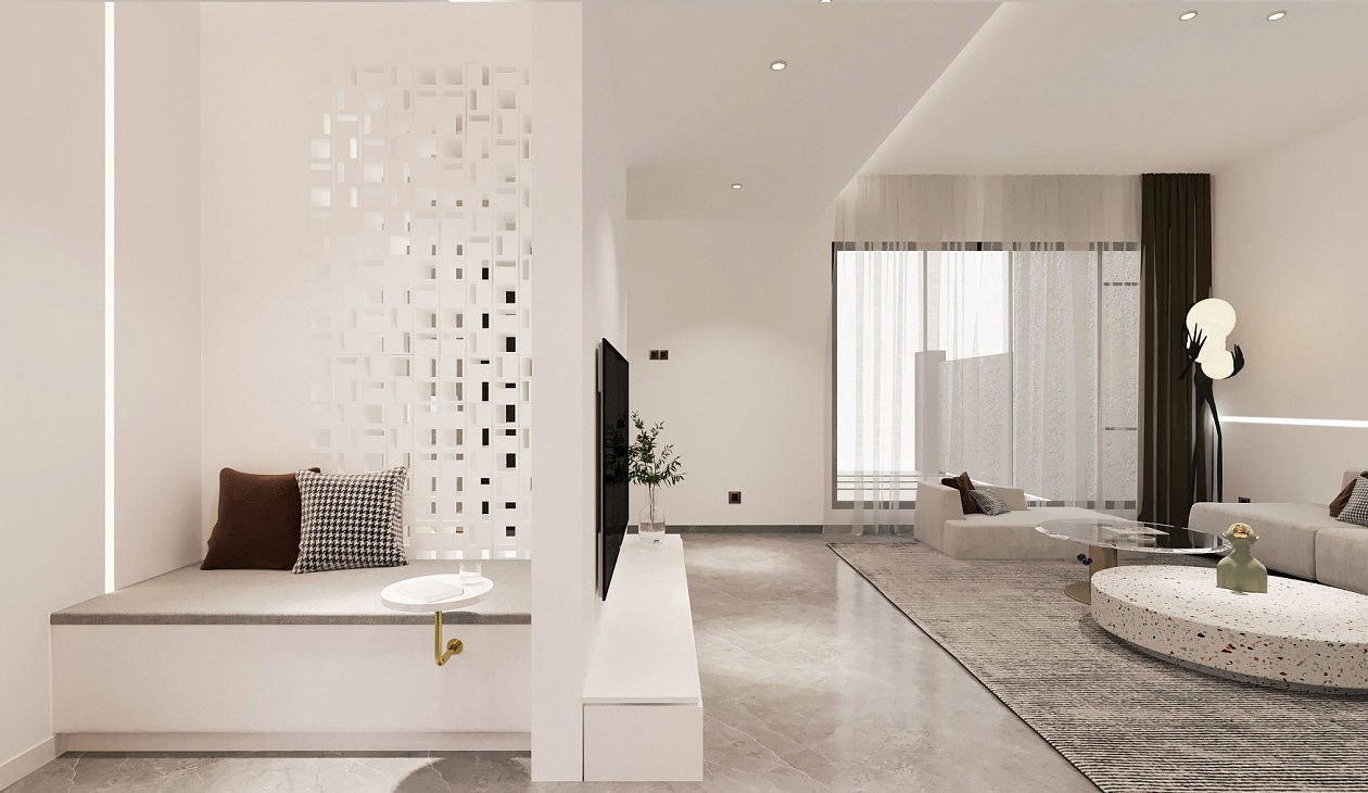 白色系简约风空间设计