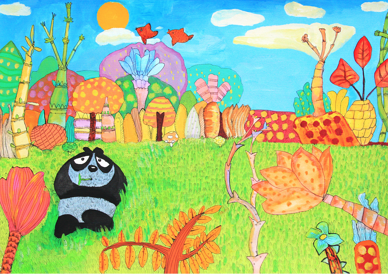 我喜欢无忧无虑的生活,呼吸新鲜的空气。