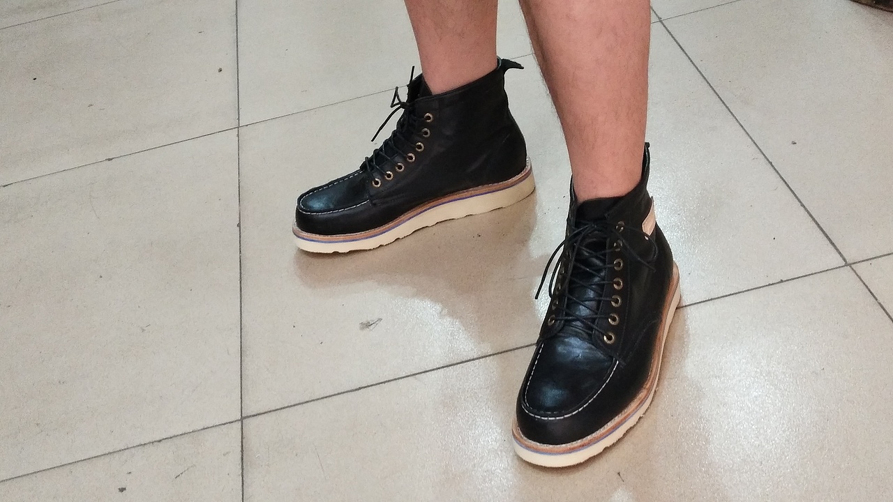 学习10天,给自己做的固特异工艺工装靴