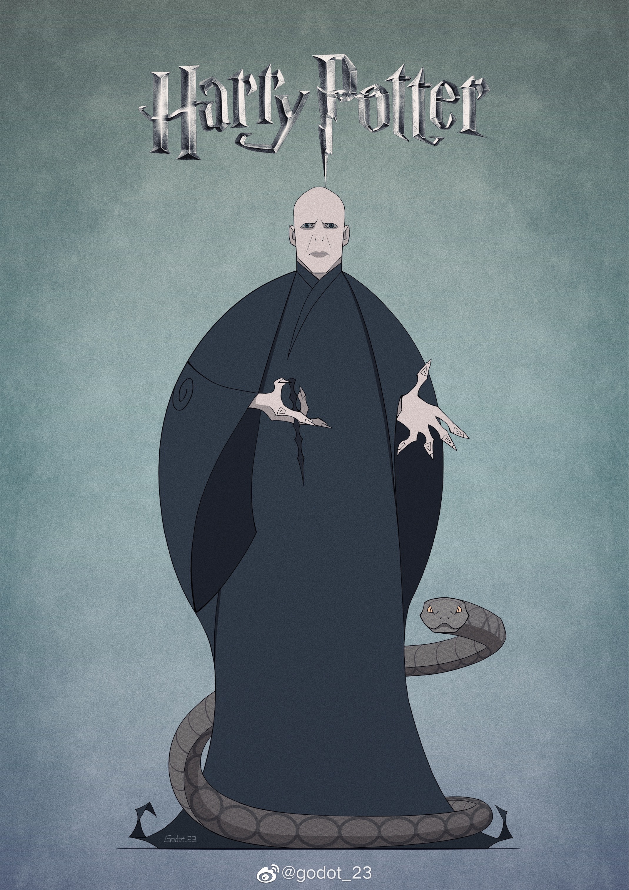 哈利波特系列插画