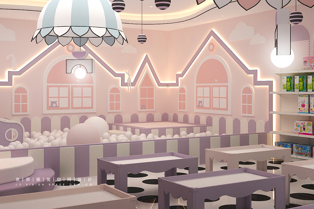 儿童玩具体验店设计/梦幻（图ZMjA0NzQyNTAw） - 家装设计 - 站酷设计师Z99600285原创素材 - 站酷ZCOOL