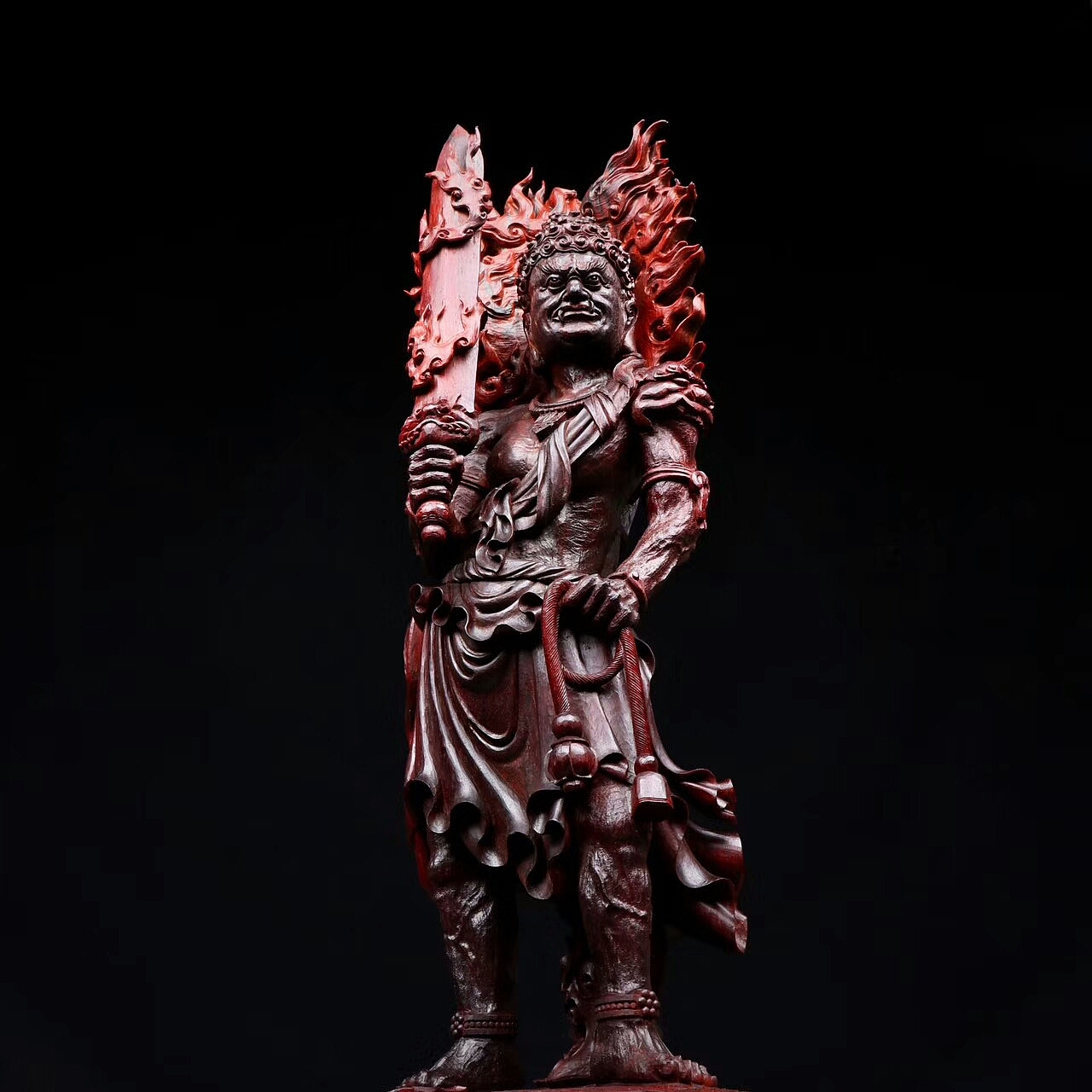 不动明王（图ZODk2MjcwNDg=） - 工艺品设计 - 站酷设计师汇众木艺原创素材 - 站酷ZCOOL