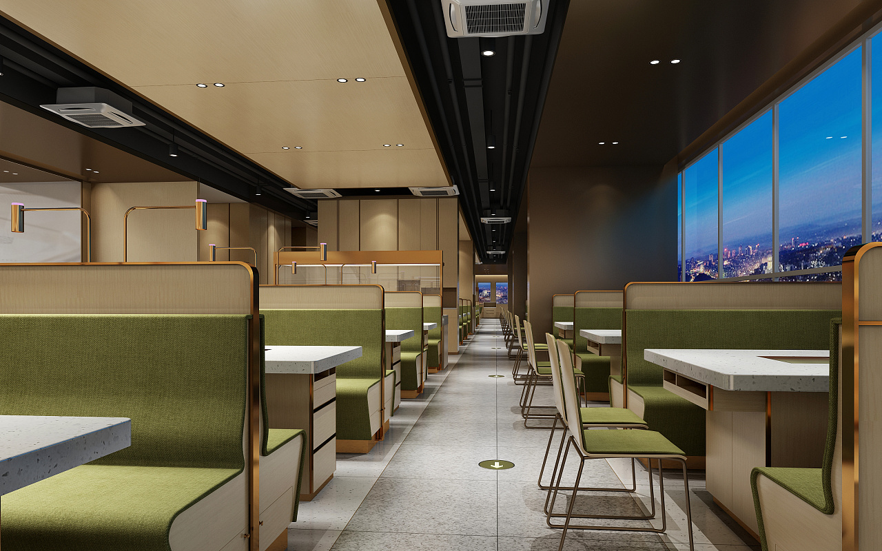 海底捞（全新形象升级青岛店）-餐饮设计-叁上叁空间设计