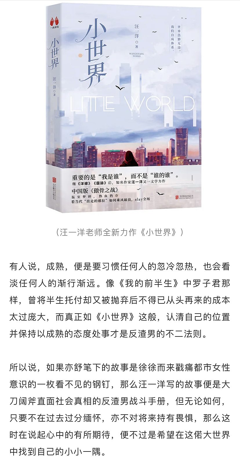 《小世界》封面图