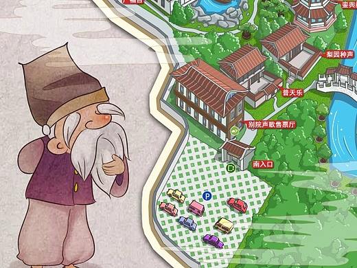 手绘地图