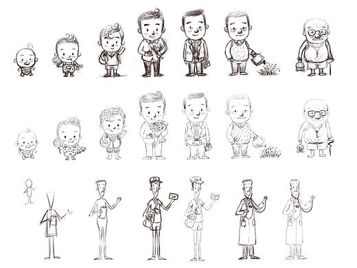 最近的一些线稿练习