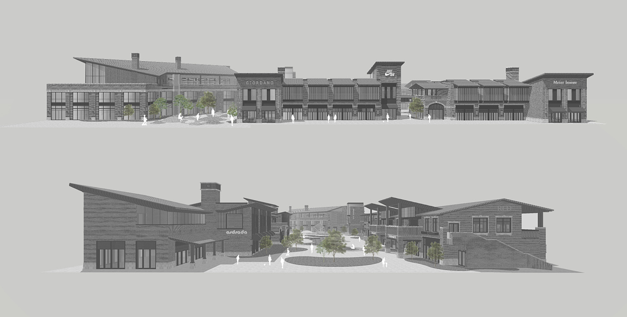 重庆沙坪坝区大学城熙街一期文创园景观改造设计