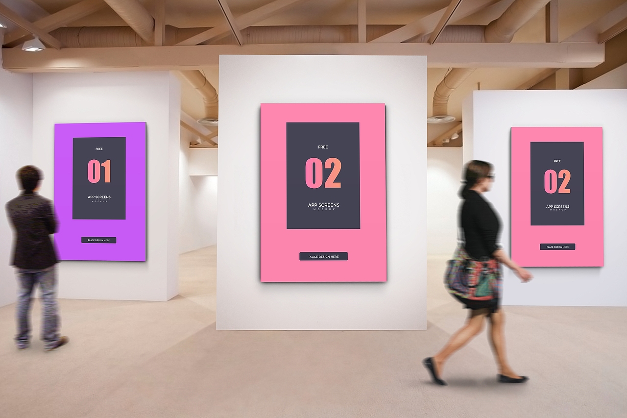 展会海报样机（图ZMjM4MjAyMTA4） - 海报 - 站酷设计师过稿素材原创素材 - 站酷ZCOOL