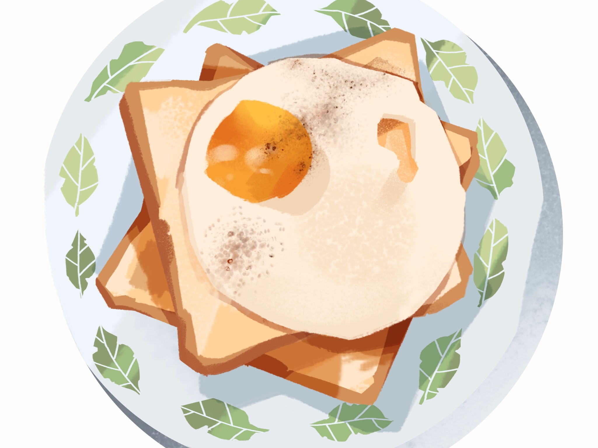 自制早餐：全麦果粒面包-培根肉-煎蛋--一杯卡布奇诺咖啡_回龙观社区网