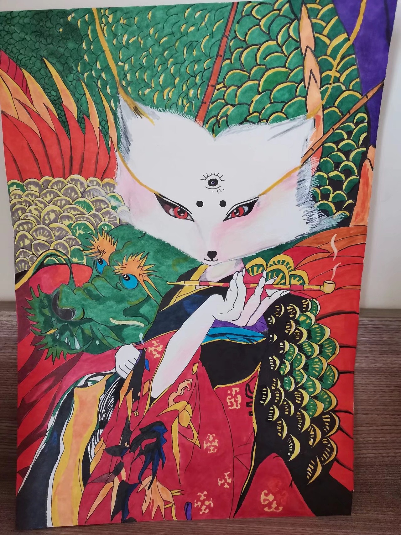 手绘东北五大仙