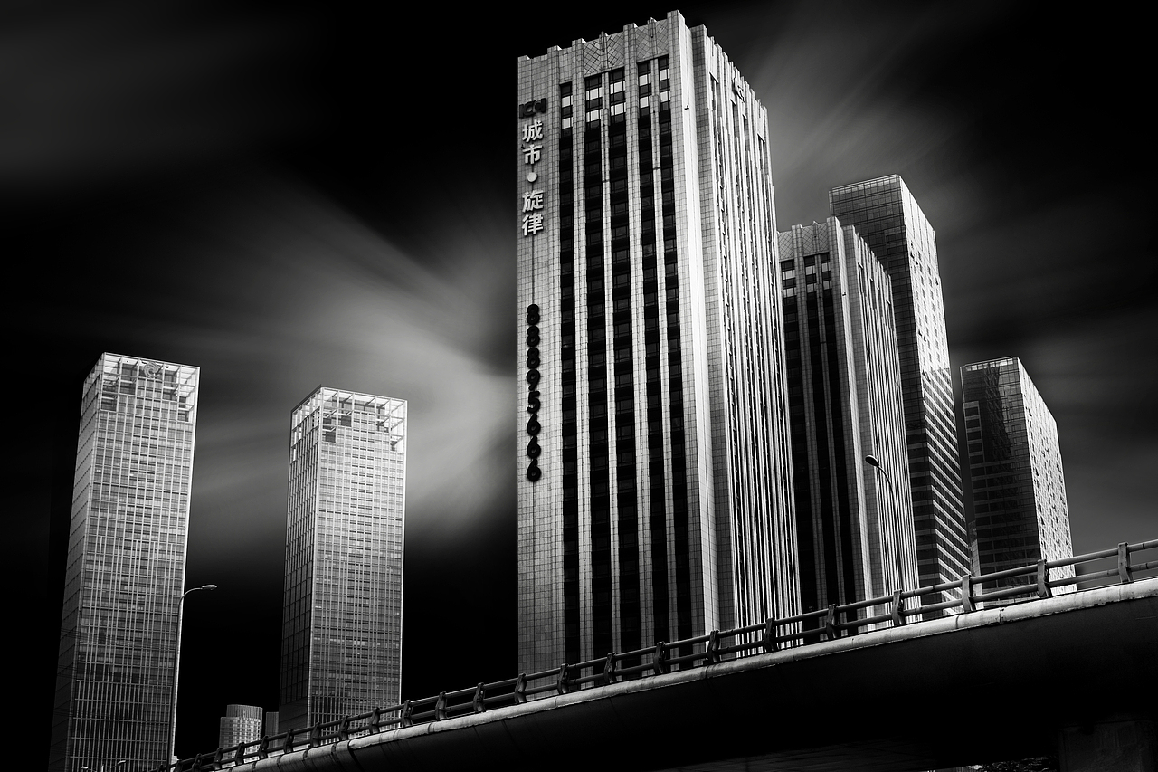 来一组黑白建筑练习