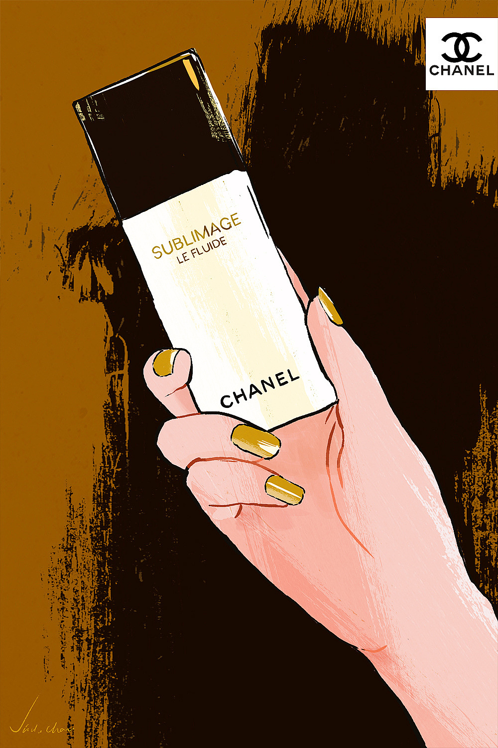 chanel插画