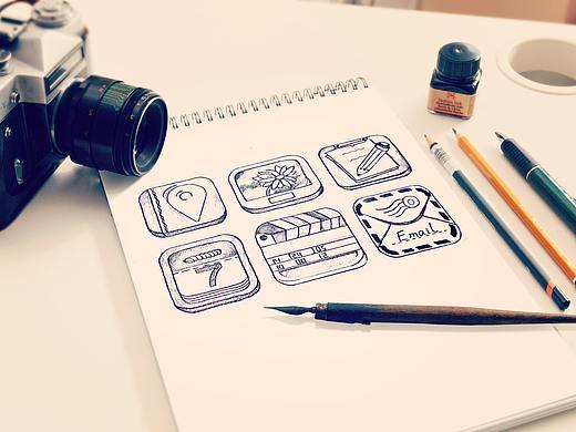 手绘写实图标ICON