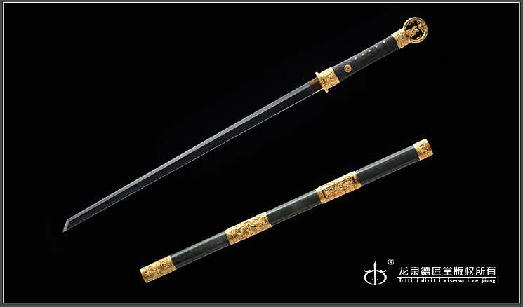 德匠堂宝剑-龙泉刀剑-匠品环首刀|获奖作品(DJ-3321)