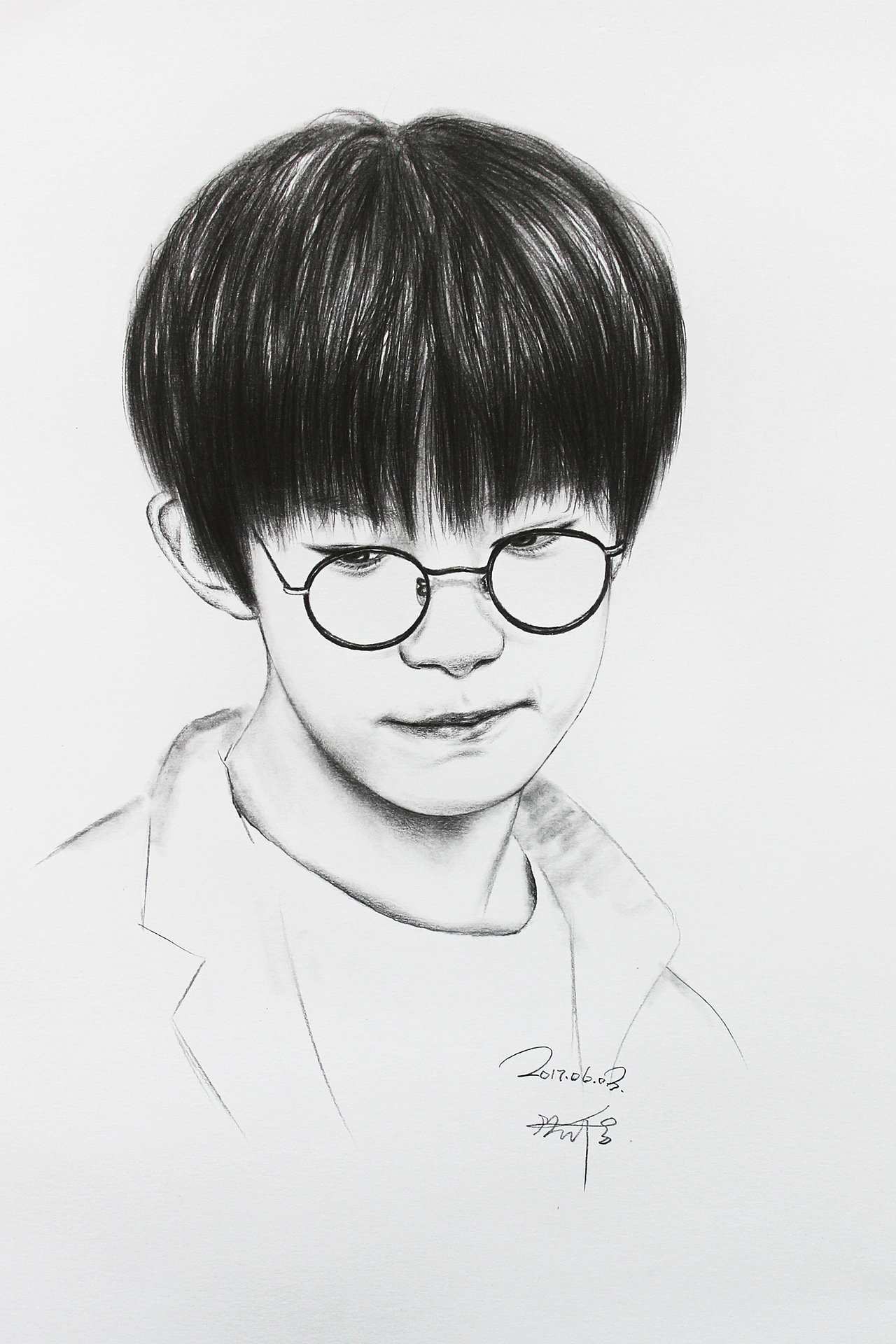 素描作品-明星②