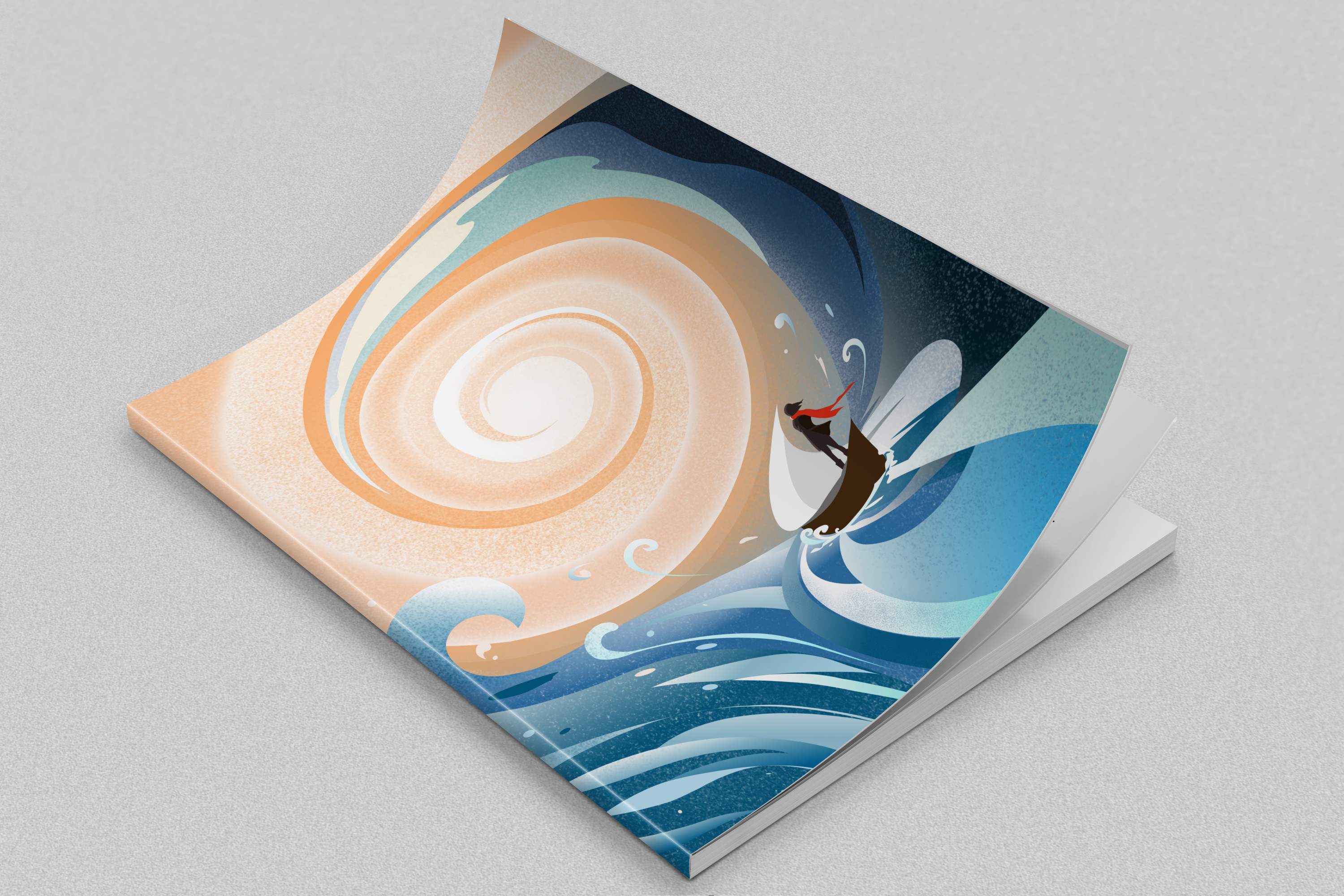 【draw a dream】原创插画设计—光之漩涡