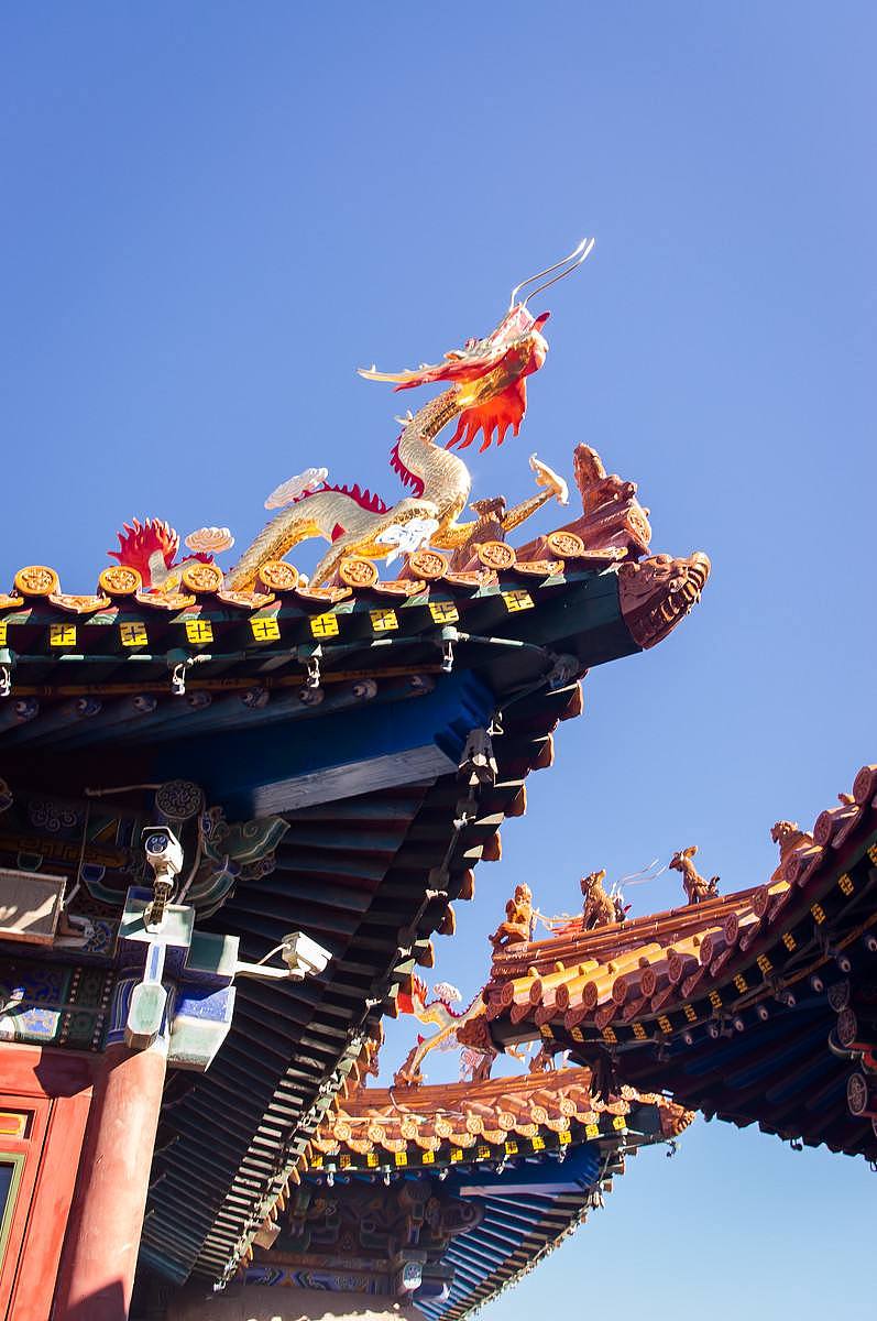 内蒙古呼和浩特席力图召大召寺 风景摄影