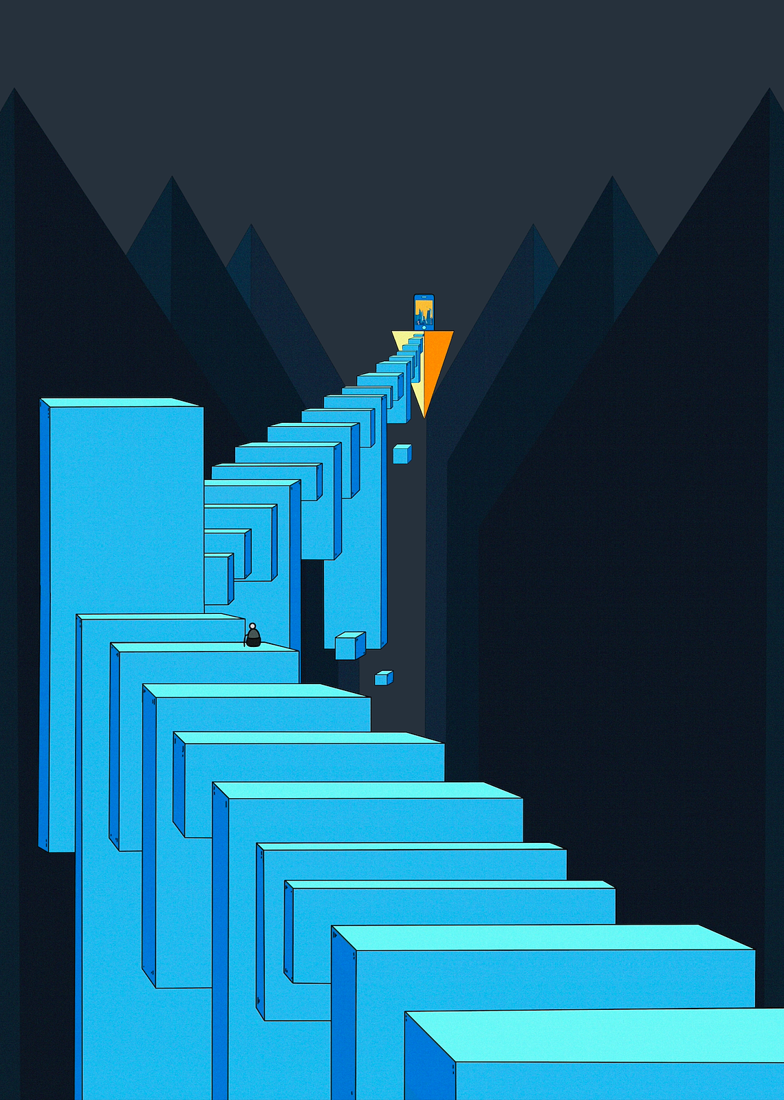 数字鸿沟|插画|艺术插画|陈浩shimmer - 原创作品 - 站酷 (zcool)