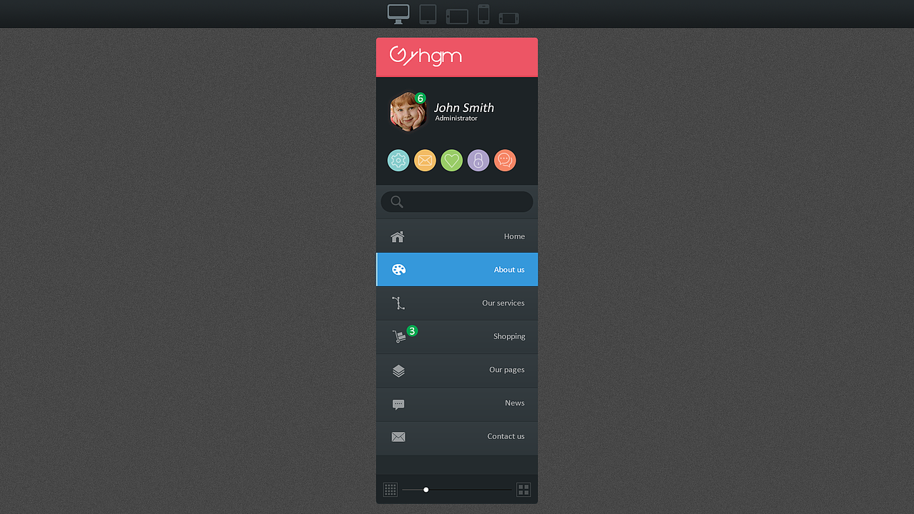 OA系统后台管理界面(三)