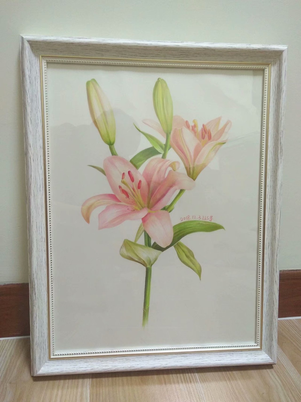 彩铅百合花（图ZMTM5NjMzOTYw） - 绘画 - 站酷设计师LS芋原创素材 - 站酷ZCOOL