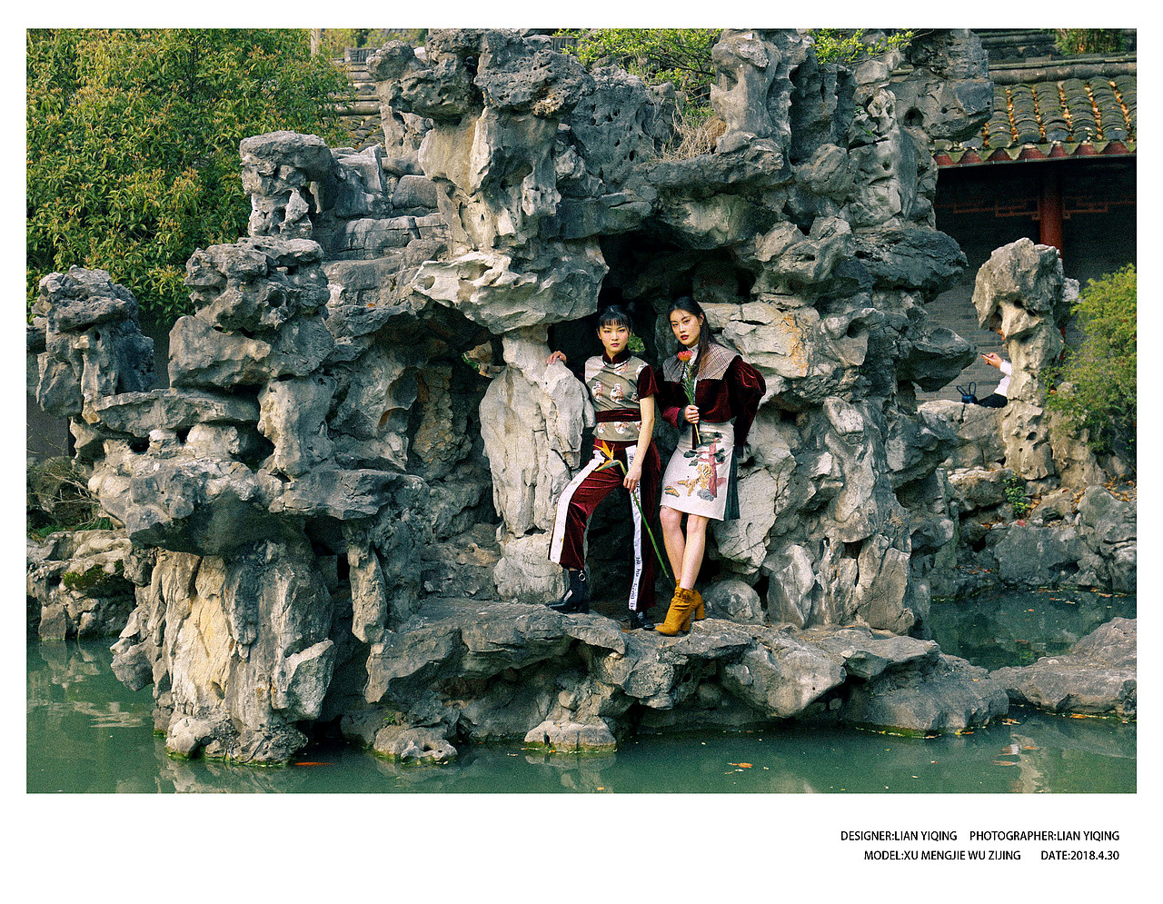 松风/服装系学生毕业设计/中国风摄影作品/国潮中国风