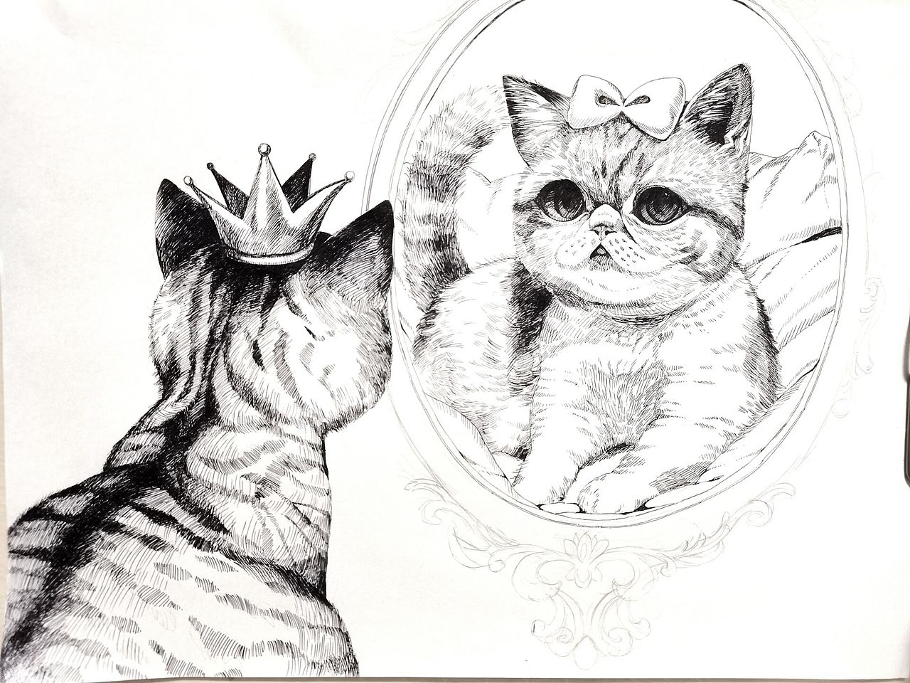 童话猫咪——白雪公主（图ZMjc0MDIwNTQ4） - 商业插画 - 站酷设计师角年千兆233原创素材 - 站酷ZCOOL