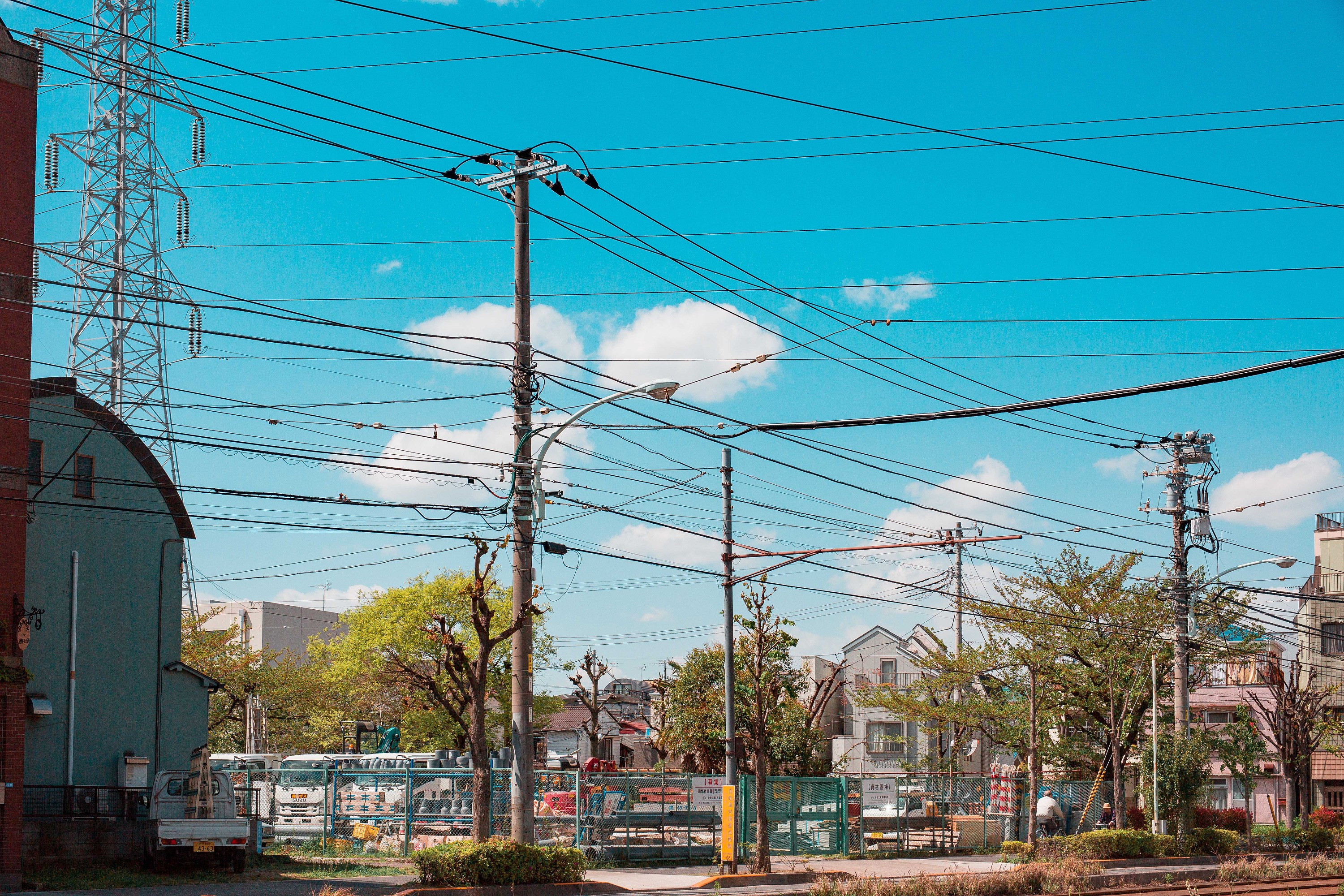 风居住的街道在日本