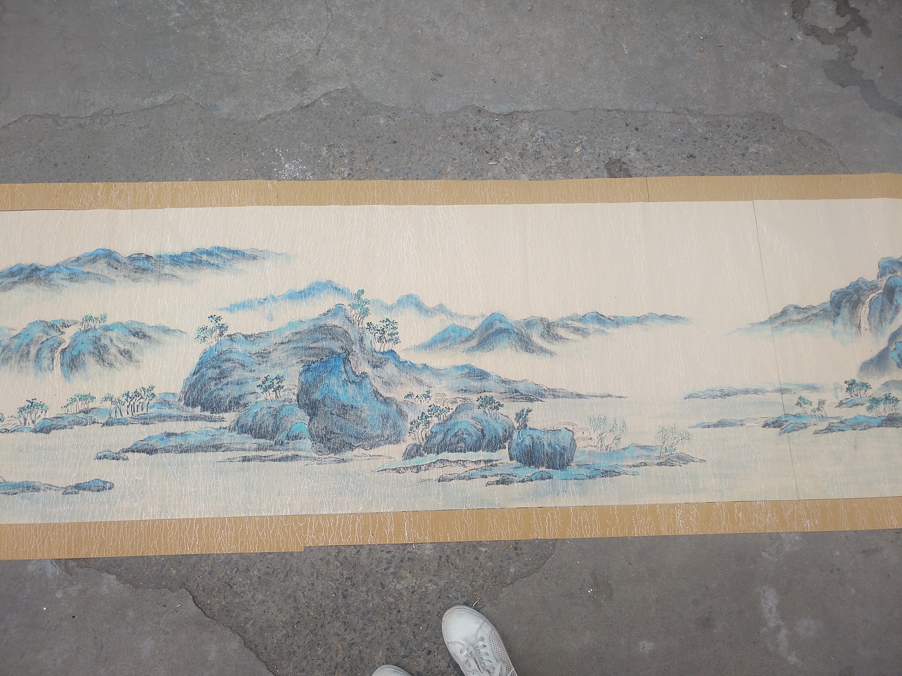 十一米左右长卷,山水