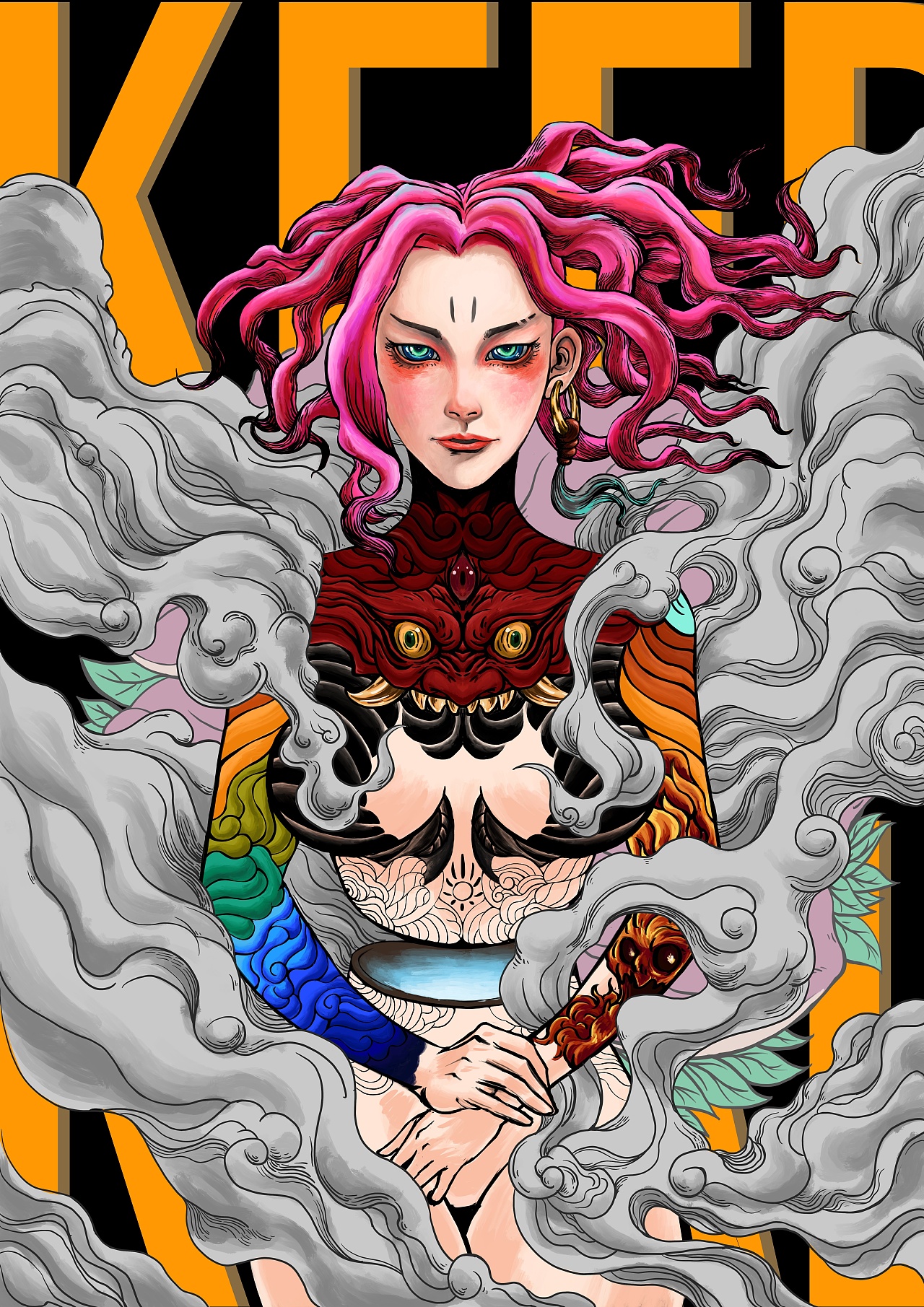 花臂大姐姐keepreal