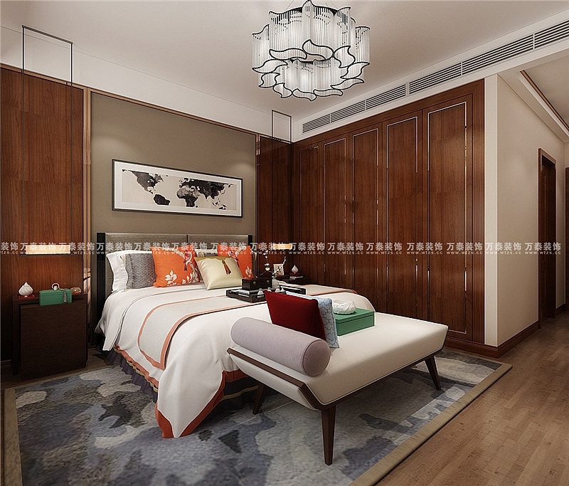 济南鼎秀家园180平新中式风格装修 | 万泰装饰（图ZMTMyMTc5NzYw） - 家装设计 - 站酷设计师WTZS小闫原创素材 - 站酷ZCOOL