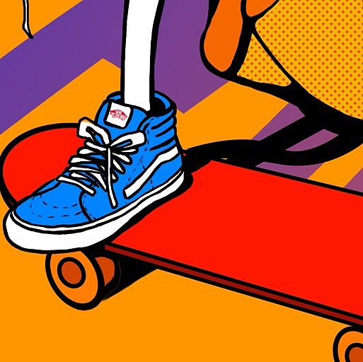关于VANS（图ZMTU0NjIyMjQw） - 新锐潮流插画 - 站酷设计师比巴包原创素材 - 站酷ZCOOL
