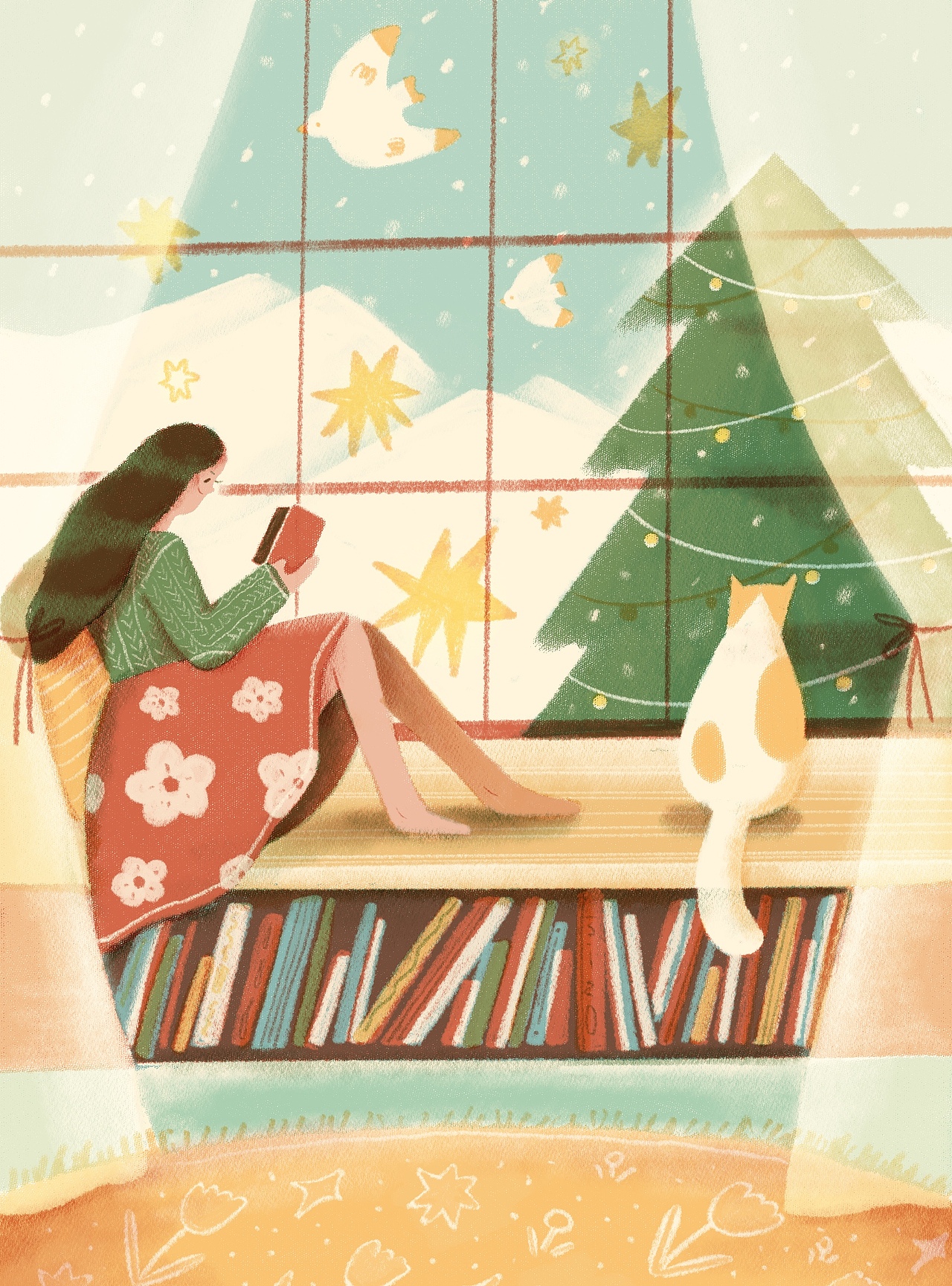 圣诞许愿（图ZMjgyNjM2NzI0） - 儿童插画 - 站酷设计师糊糊fufu原创素材 - 站酷ZCOOL