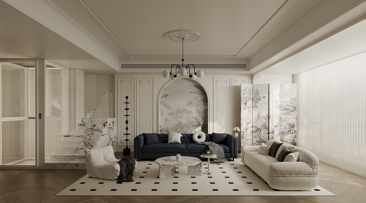 法式复古风（图ZMzY1NjYxNTU2） - 家装设计 - 站酷设计师托托托托塔天王原创素材 - 站酷ZCOOL