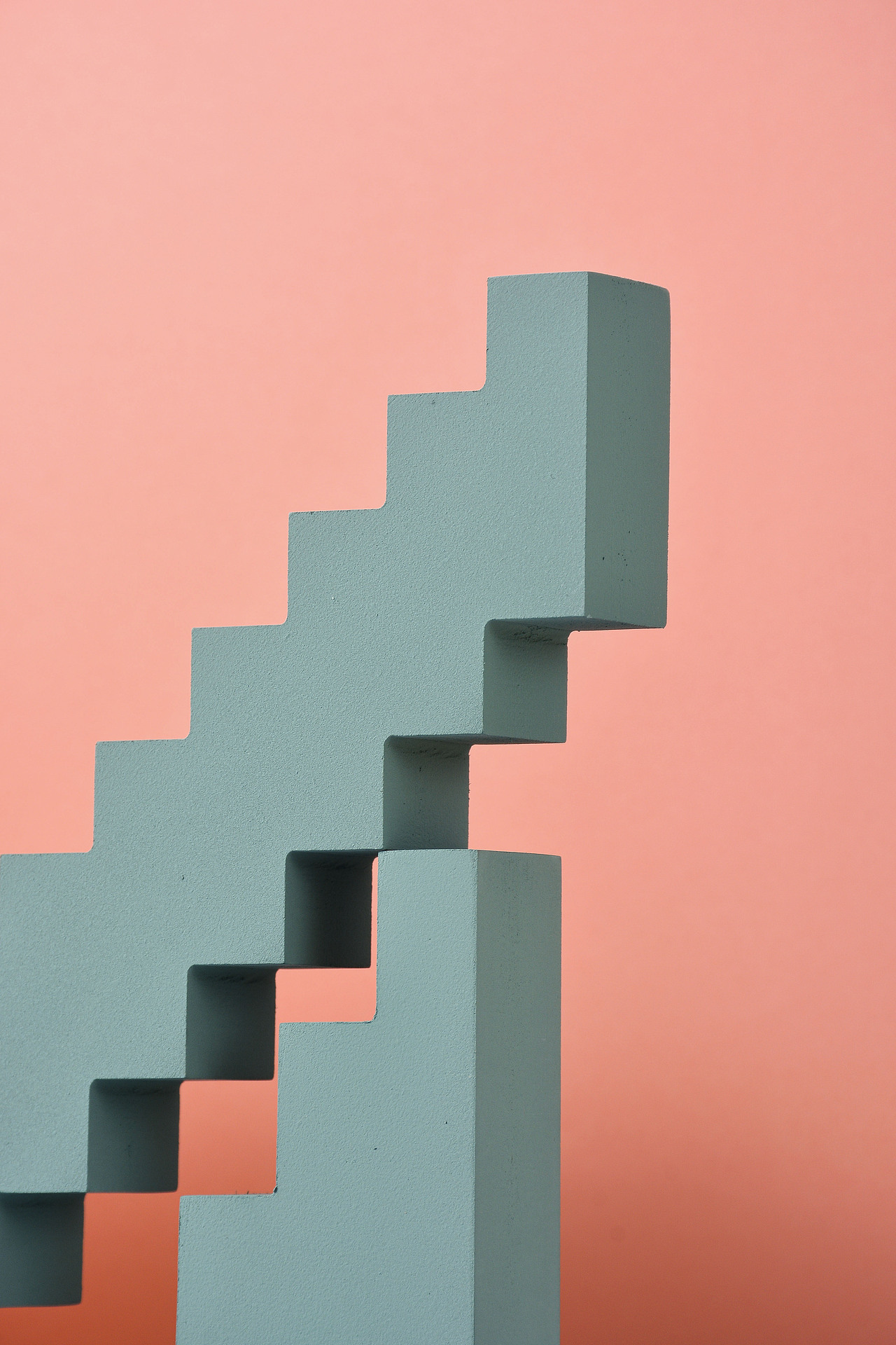 手工 / 墨绿色台阶小摆件/摄影道具