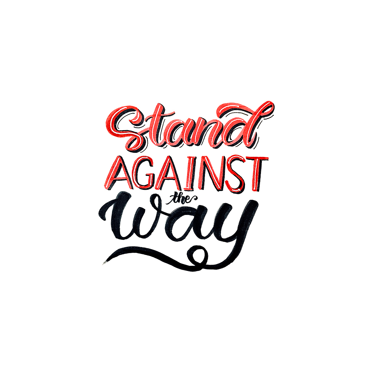 brushletter works|平面|字体/字形|rsuhc_原创作品-站酷zcool