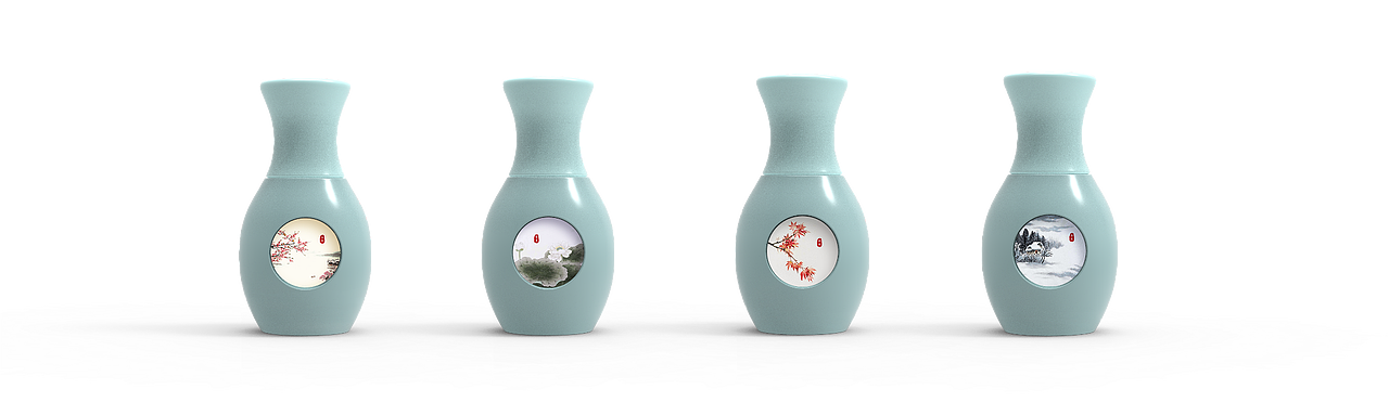 转心调味瓶 文化创意产品设计