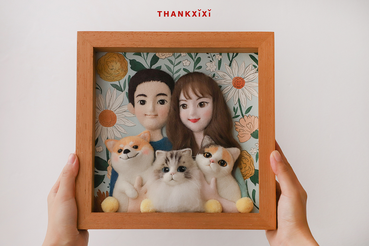 囍囍的羊毛毡之人物毛毡合集