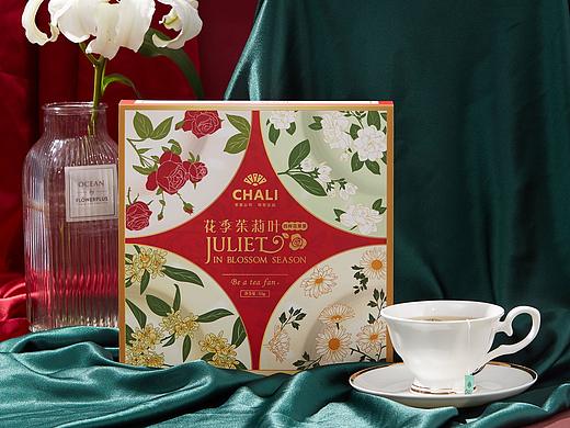 CHALI茶里-花季茱莉葉 四樣花草茶（個(gè)人主頁-ZNTQyMzY5MTI=） - 包裝 - 站酷設(shè)計(jì)師黑荔原創(chuàng)素材 - 站酷ZCOOL