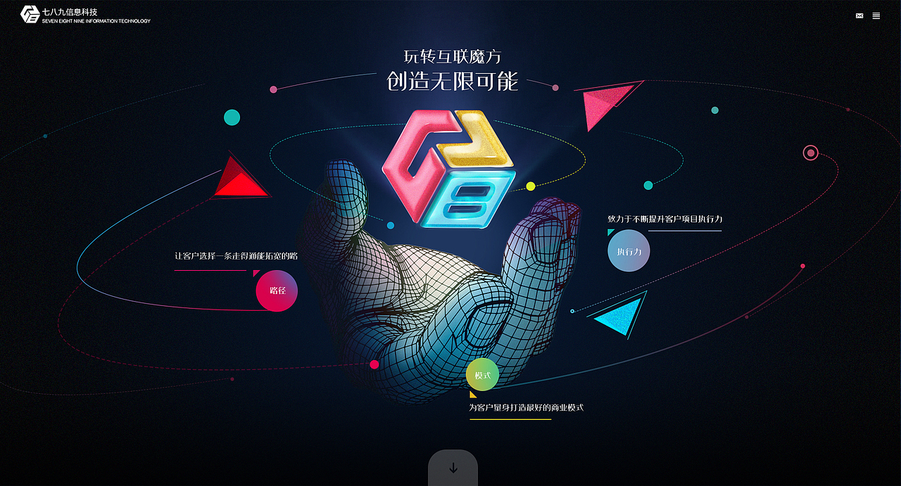 科技公司网站设计（图ZMTY3MjYwMDg4） - 企业官网 - 站酷设计师jeci原创素材 - 站酷ZCOOL