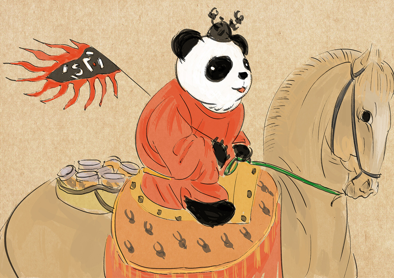 可爱中国风熊猫形象产品包装