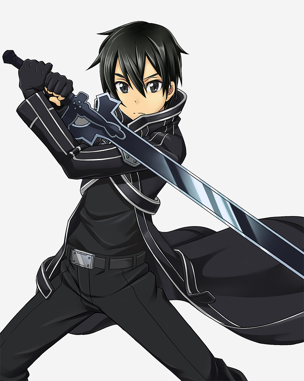 刀剑神域app游戏——桐人原画两枚