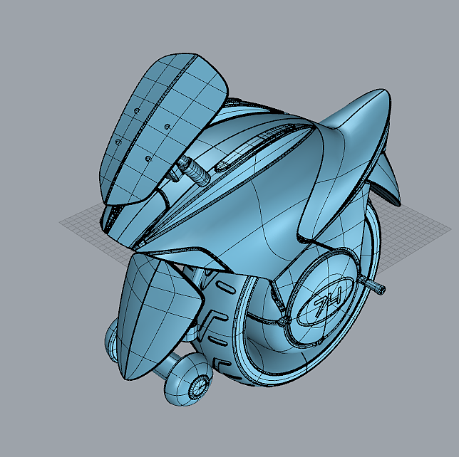 独轮车犀牛建模渲染临摹练习