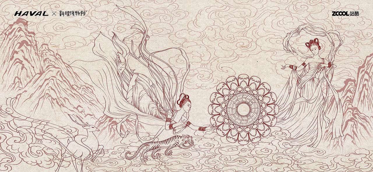 飞天来了（图ZMjkwMTM4MTMy） - 品牌 - 站酷设计师阿缇子缇原创素材 - 站酷ZCOOL