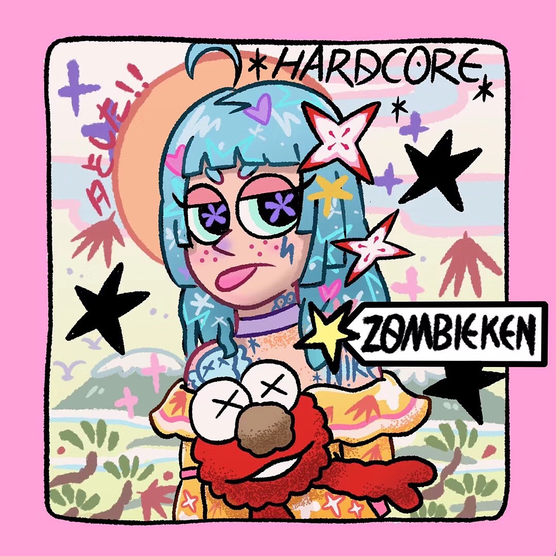 继续pinkschool 不知道第几弹（图ZMTM4NzI1MzQ4） - 艺术插画 - 站酷设计师肯恩恩原创素材 - 站酷ZCOOL