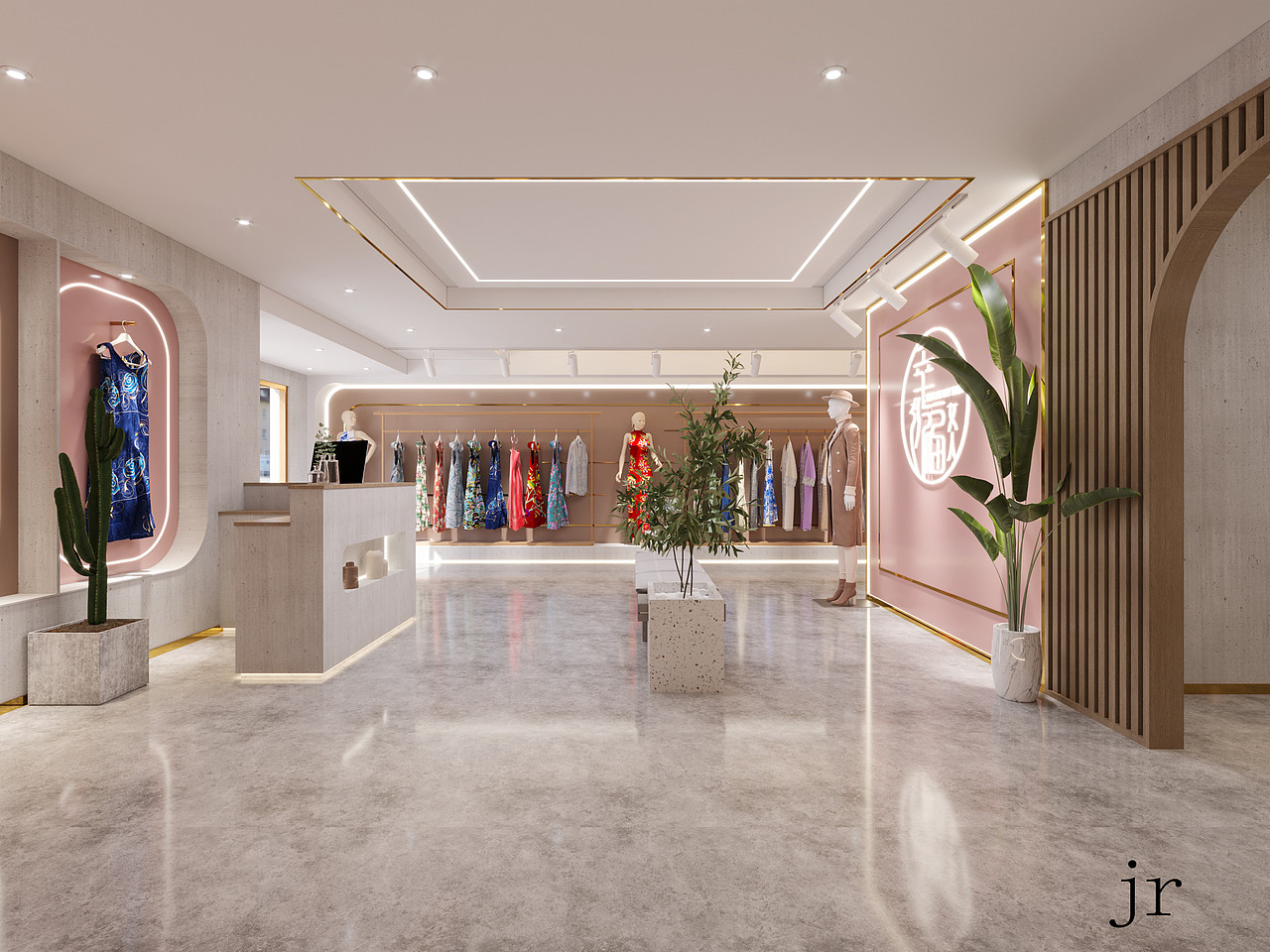 服装店（图ZMjQ5NjIzNTg0） - 商业空间设计 - 站酷设计师考拉shudaixiong原创素材 - 站酷ZCOOL